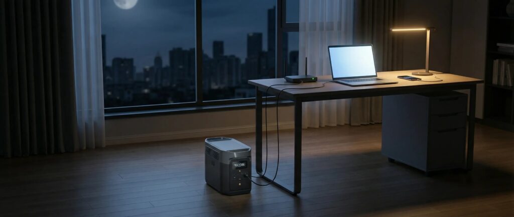 backup power for remote work apartments during a power outage